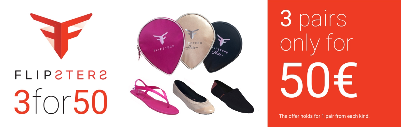 Flipsters Offer - 3 Pairs for only 50€